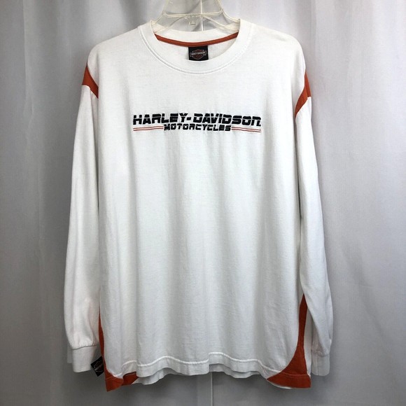 Harley-Davidson Other - Harley Davidson H.D. Motorcycle Large White Orange Steel City Washington PA  L